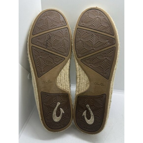 Olukai Kaula Pa\'a Li Tapa Espadrille Womens Comfort Casual Shoes 20463-2020 Sz 9 main image 0